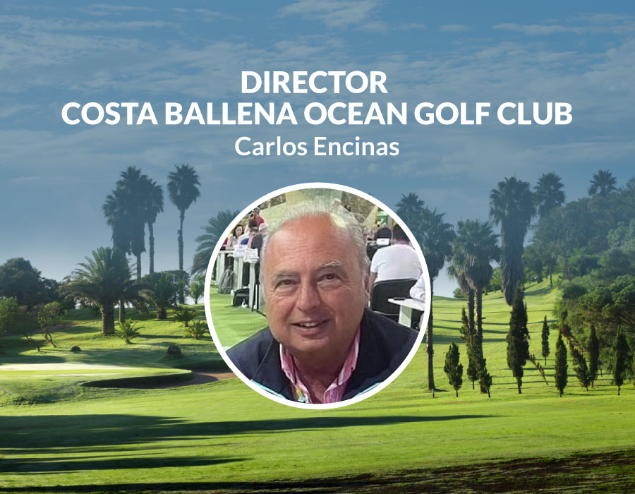 Carlos Encinas, nuevo director en Costa Ballena Club de Golf